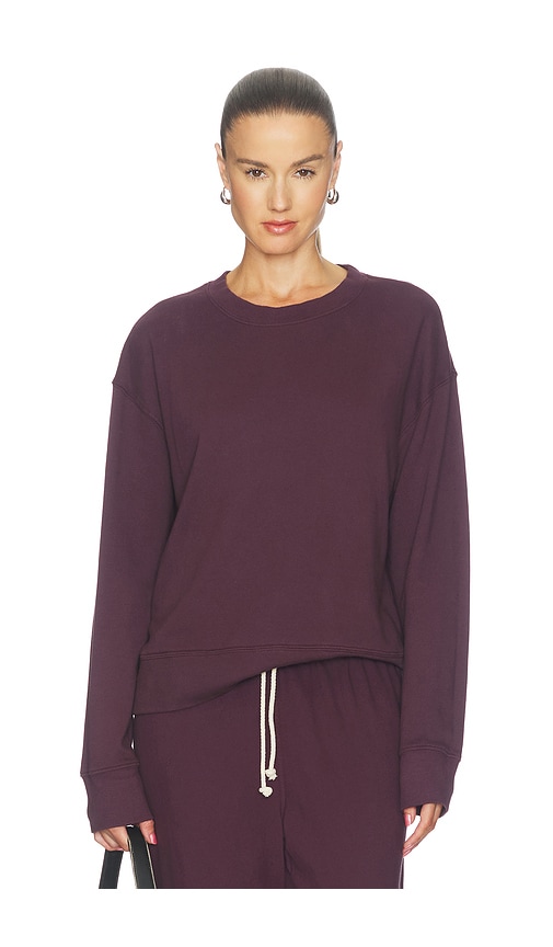 Tyler French Terry Pullover Sweatshirt by perfectwhitetee in Cherry Lacquer