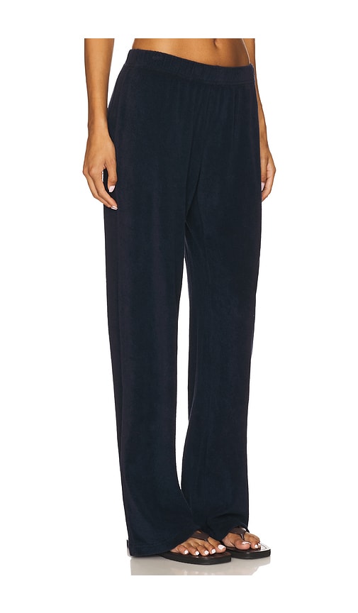 Perfectwhitetee Loop Terry Pants In Blue
