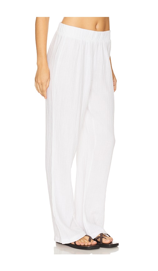 Perfectwhitetee Shane Waffle Sweatpants In White In White