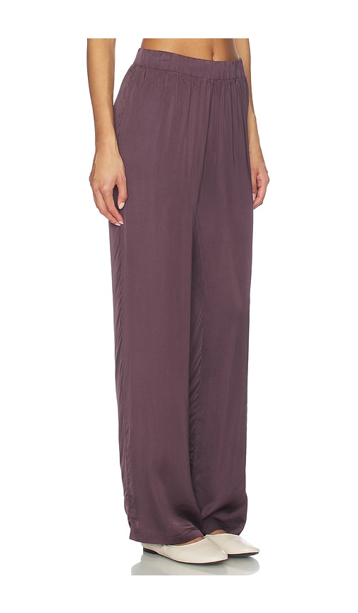 Perfectwhitetee Camile Wide Leg Pant In Purple