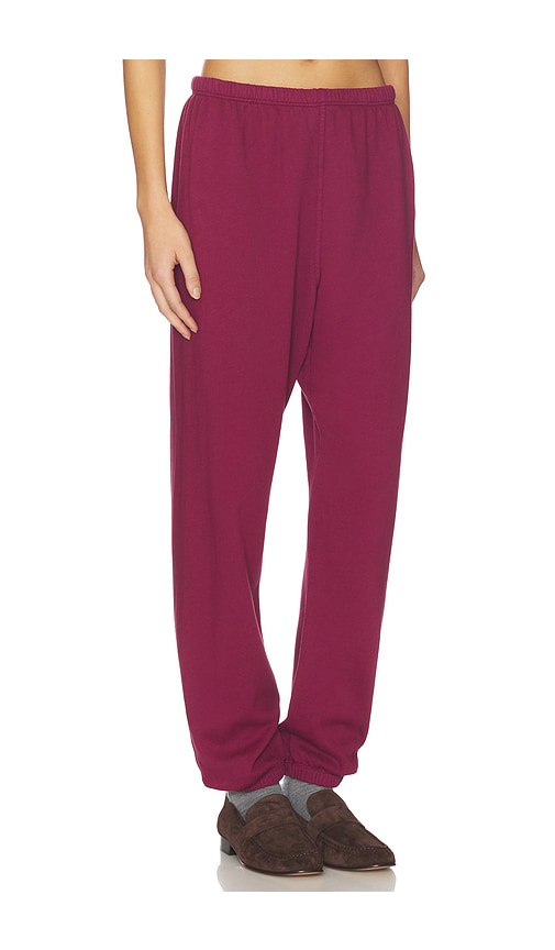  Perfectwhitetee Pantalón Deportivo Fácil De Felpa Francesa Johnny En Color Burgundy Talla M  (también En S). 