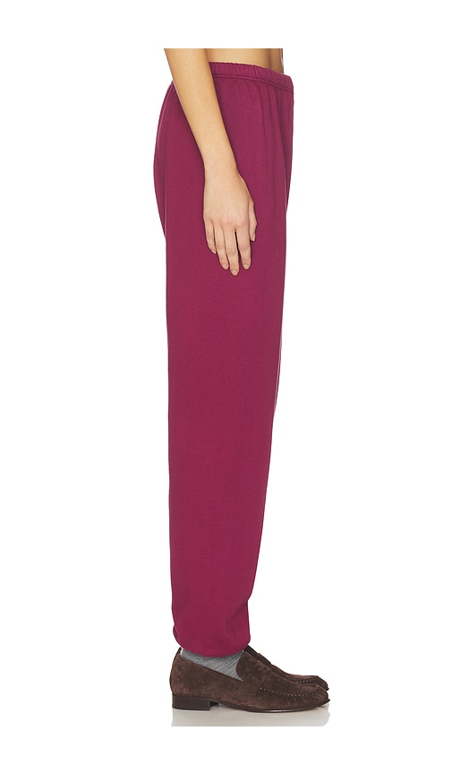  Perfectwhitetee Pantalón Deportivo Fácil De Felpa Francesa Johnny En Color Burgundy Talla M  (también En S). 