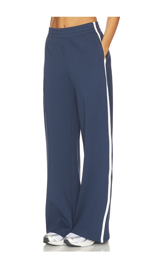 Perfectwhitetee Travel Wide Leg Pants In Blue