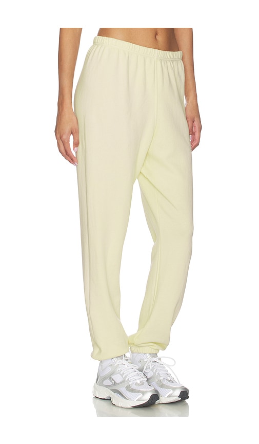  Perfectwhitetee Pantalón Deportivo Fácil De Felpa Francesa En Color Amarillo Limon Talla L  (también En M, S, Xs). 