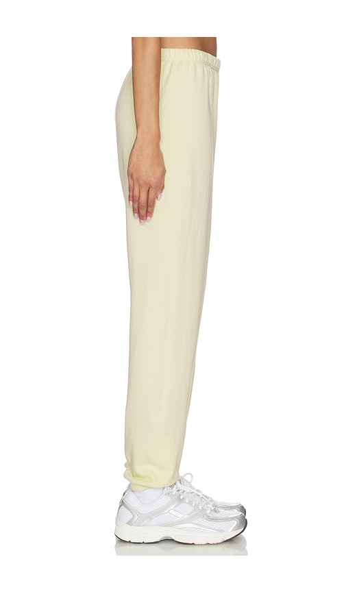 Perfectwhitetee Pantalón Deportivo Fácil De Felpa Francesa En Color Amarillo Limon Talla L  (también En M, S, Xs). 