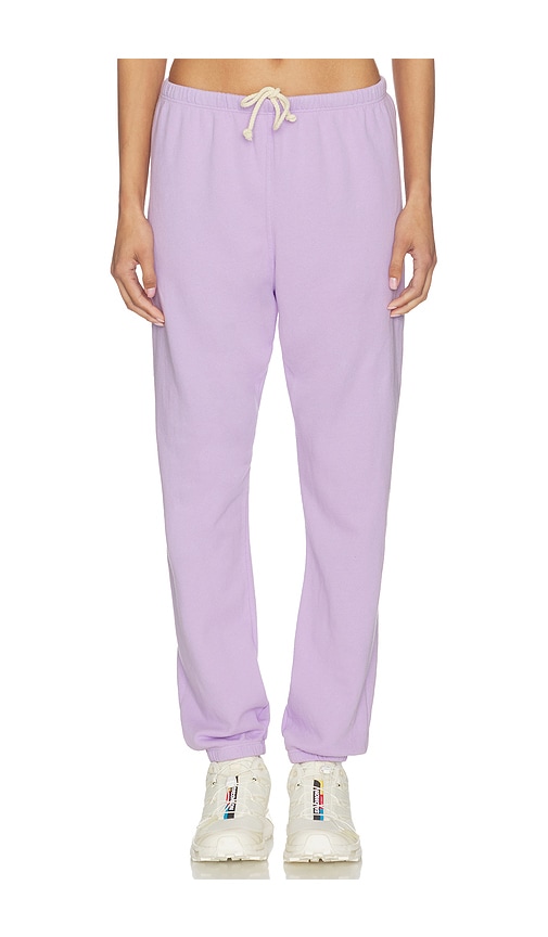  Perfectwhitetee Pantalón Deportivo Fácil De Felpa Francesa Johnny En Color Lavanda Talla L  (también En M, S, Xl, Xs). 