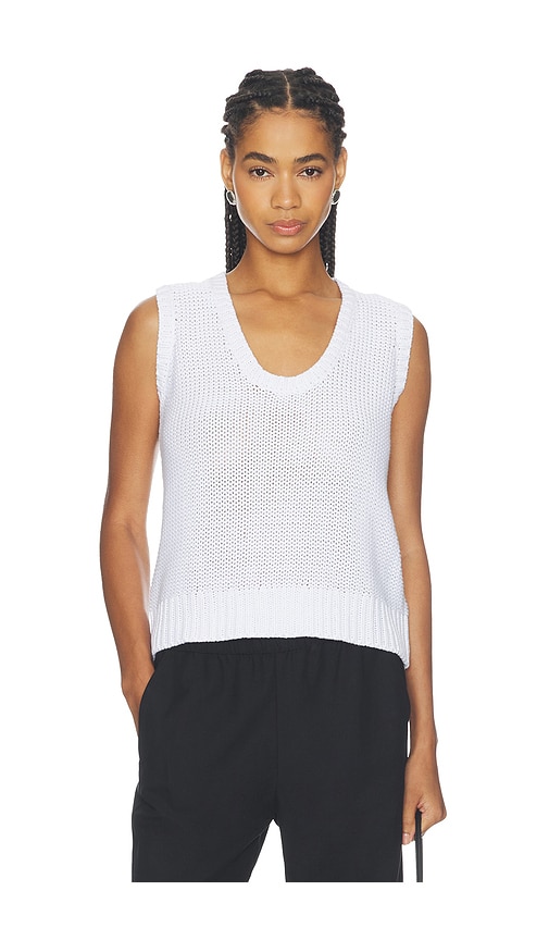 perfectwhitetee Peggy Cotton Sweater Tank Top