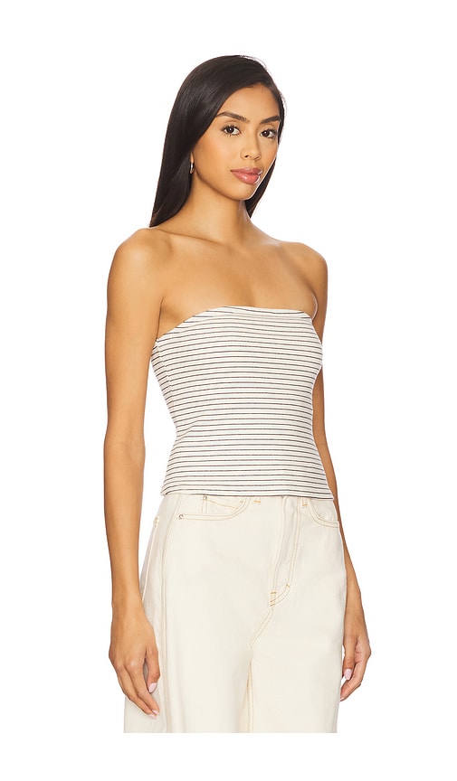 PERFECTWHITETEE STRIPED TUBE TOP