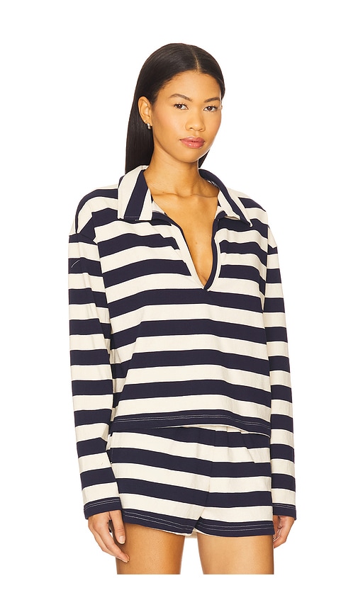 Perfectwhitetee Alison Tennesse Polo Top In Multi