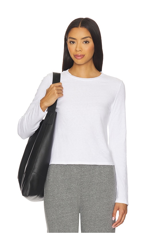 Jamie Cotton Long Sleeve Top in . - size L (also in M, S, XL, XS) - perfectwhitetee - Modalova