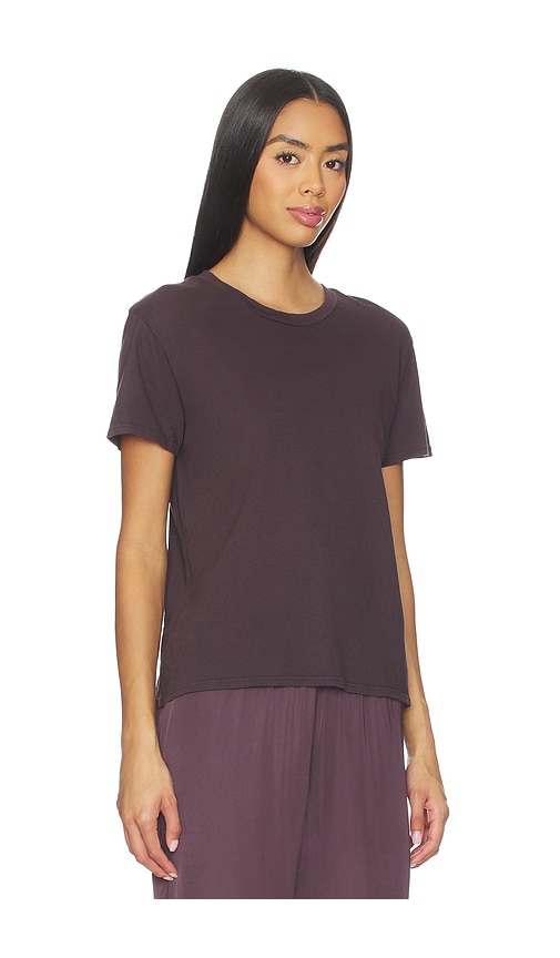 Perfectwhitetee Harley Boxy Crew Tee In Brown