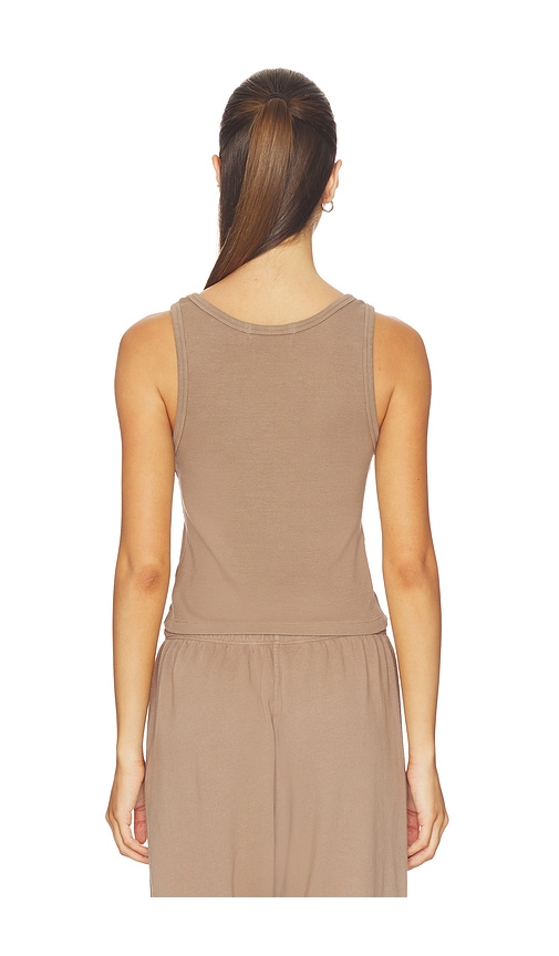  Perfectwhitetee Débardeur Côtelé Structuré, Compatible Avec Un Soutien-gorge Intégré En Brown. Taille L. Also En M, S, Xl. 
