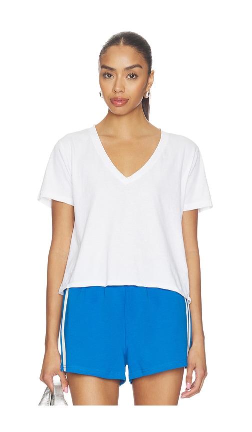 perfectwhitetee Crispy Cotton V Neck Tee