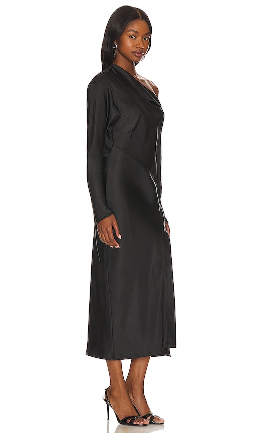 Shop Pfeiffer Sukie Midi Dress In Black