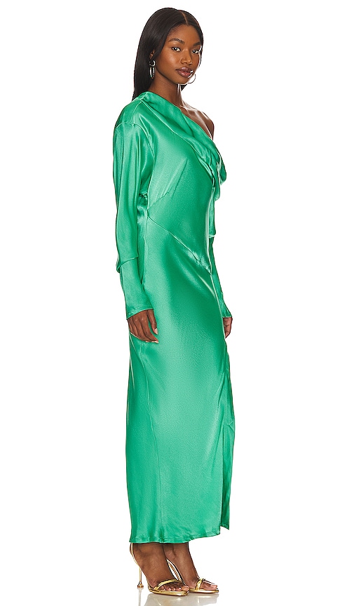 Shop Pfeiffer Sukie Midi Dress In Green