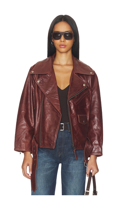 Found Biker Leather Jacket