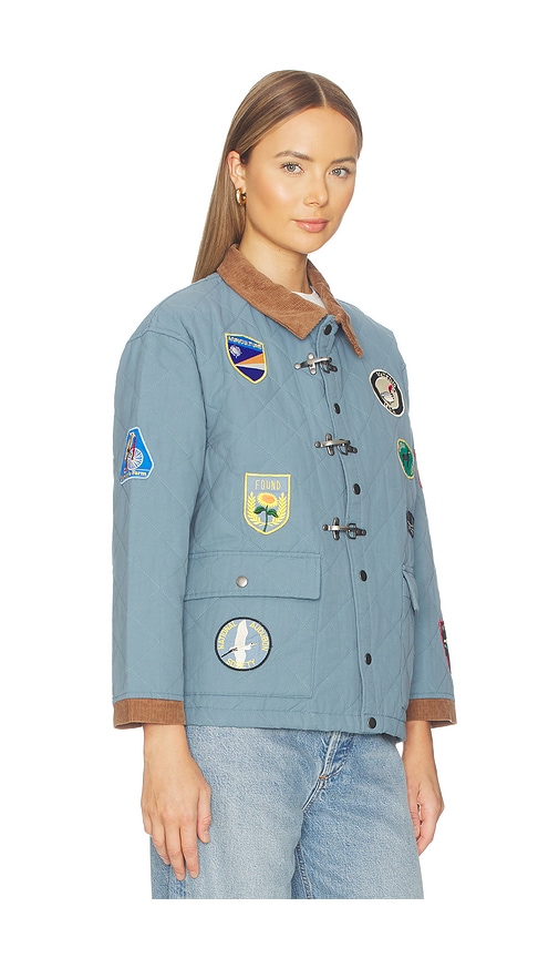  Found Farmstead Quilt Patch Jacket In Blue. Size Xs. Also In S, M, L, Xl/1x. 