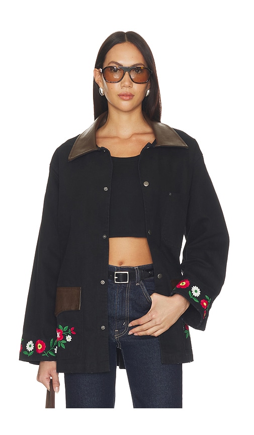 Found BLOUSON CANVAS en Black. Taille XS. Also en S, M, L, XL.