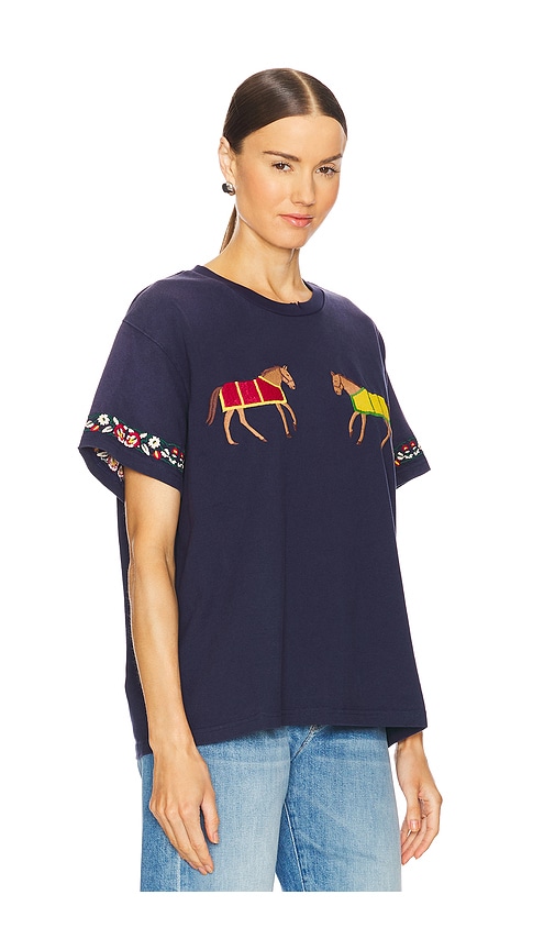 Shop Found X Revolve Horse Tee In Blue