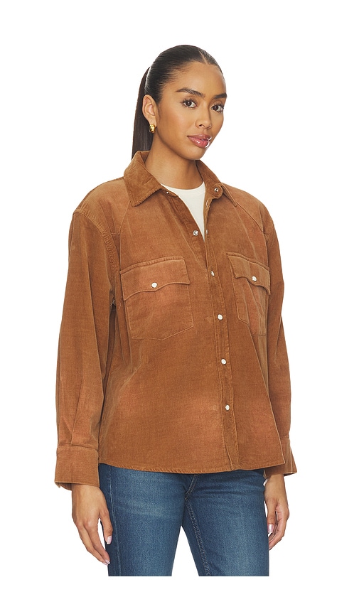  Found Geknöpftes Hemd In Brown. Größe Xs. Also In S, M, L, Xl/1x. 
