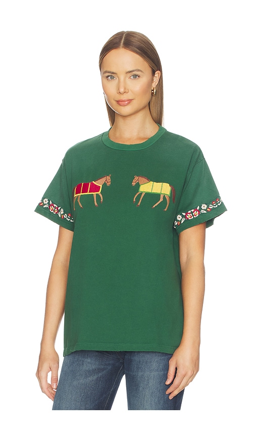  Found Oberteil Equine In Green. Größe Xs. Also In S, M, L, Xl/1x. 