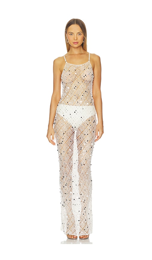 Paris Georgia Vera Dress With Shrug In White