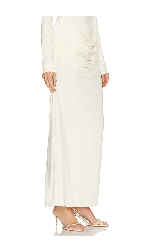 Paris Georgia Raffy Skirt In White