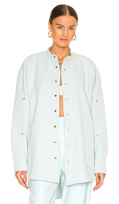 Paris Georgia Josephine Shirt in Mineral Blue | REVOLVE