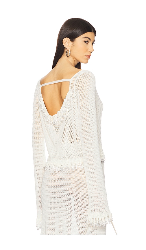 Fringe Long Sleeve Top