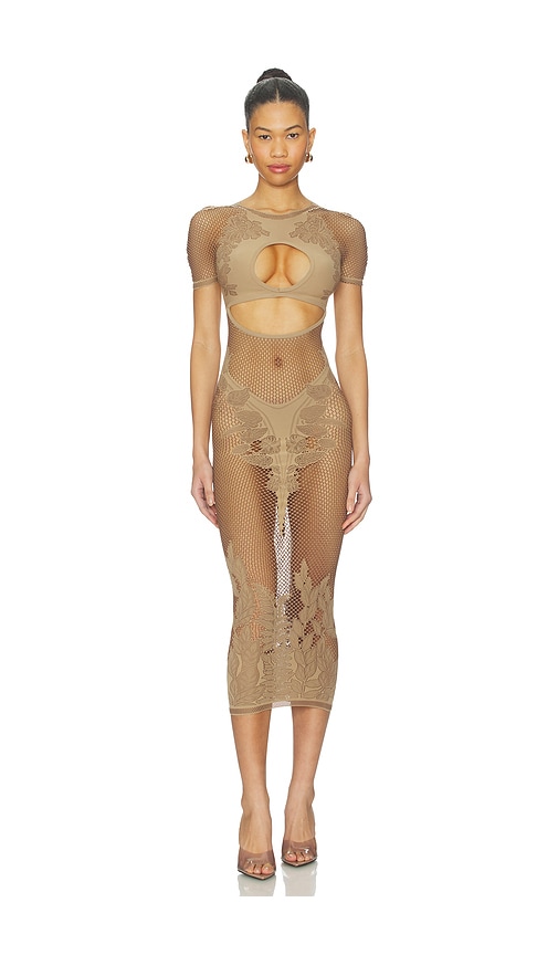 POSTER GIRL Flower Midi Dress