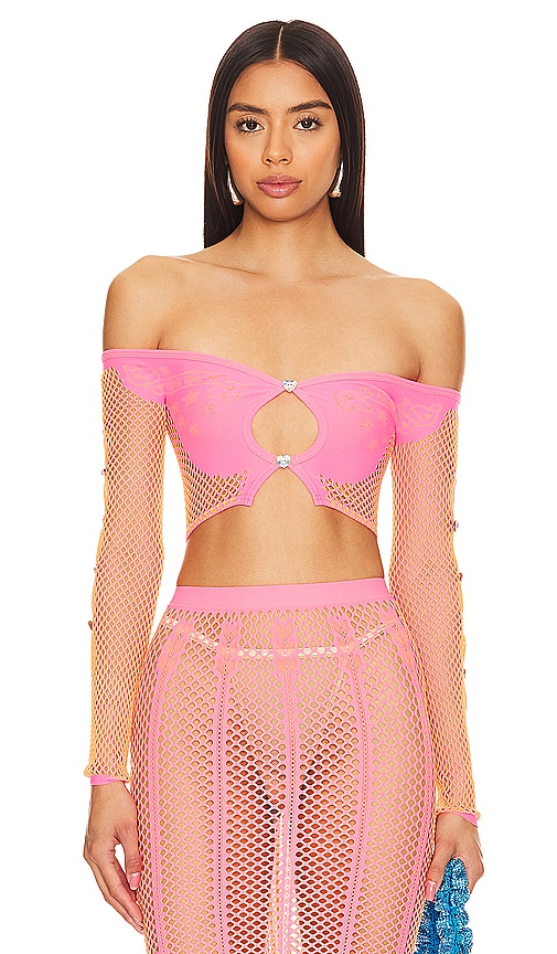 Shop Poster Girl Coolidge Top In Tycoon Pink