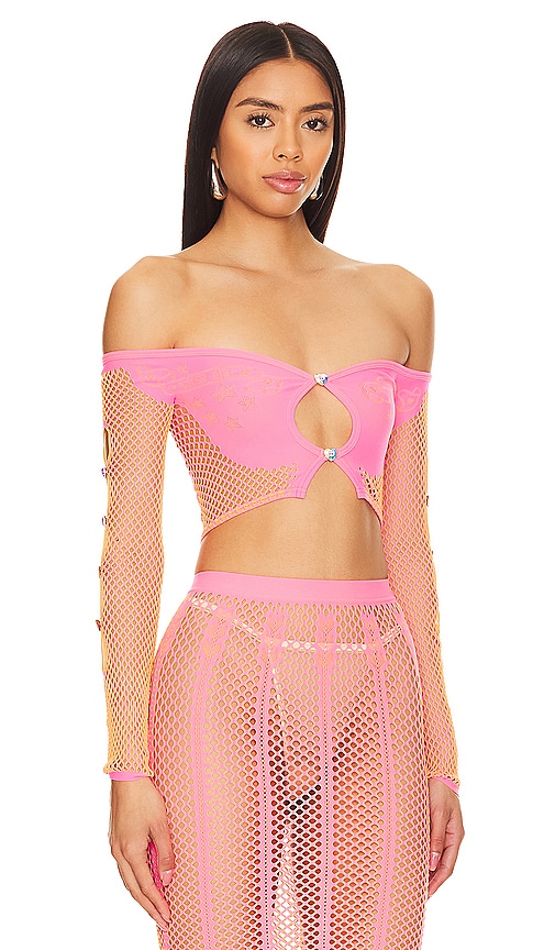 Shop Poster Girl Coolidge Top In Tycoon Pink