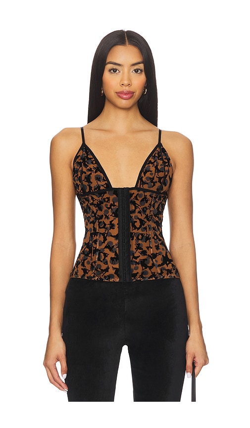 Poster Girl Doll Top In Brown