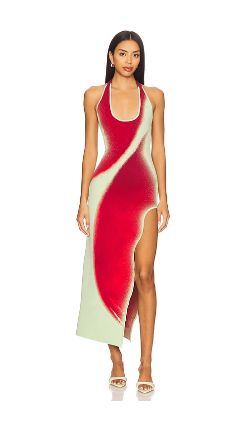 Noah Halter Neck Long Dress in Red. - size M (also in S) - PH5 - Modalova