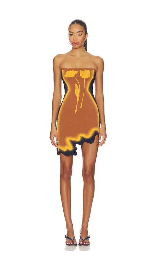 Lyndon Wavy Mini Dress