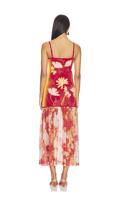  Ph5 Kleid Ginger Flower Print Tank In Orange,burgundy. Größe S. Also In M, L. 