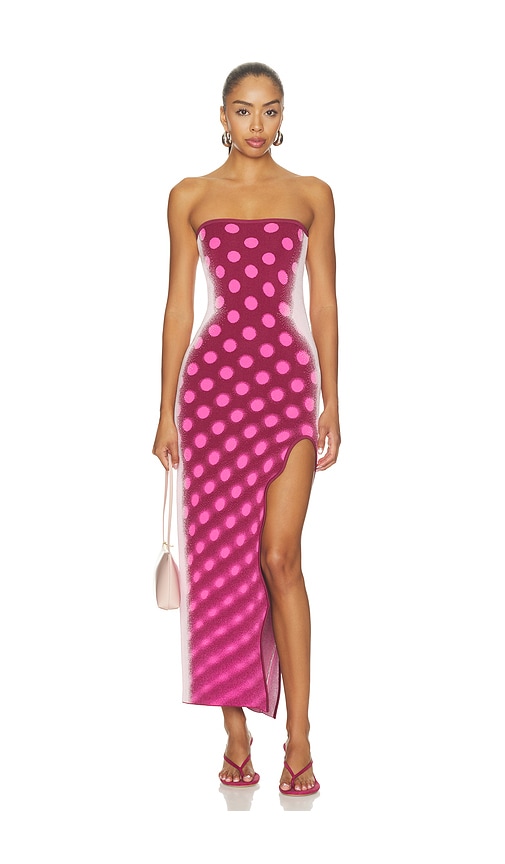 Ph5 Iris Maxi Tank Dress In Pink Dazzle