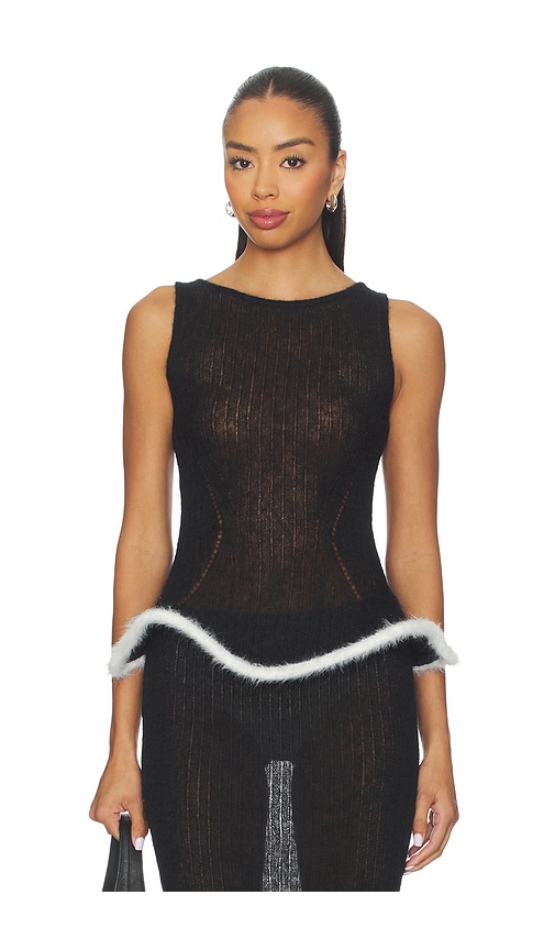 Ph5 Hadden Alpaca Tank Top In Black