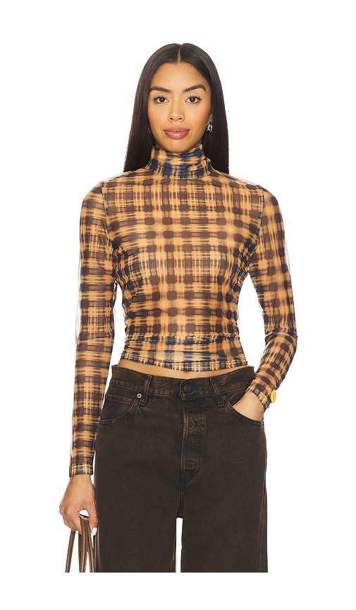 Ph5 Sulley Turtleneck Top In Brown