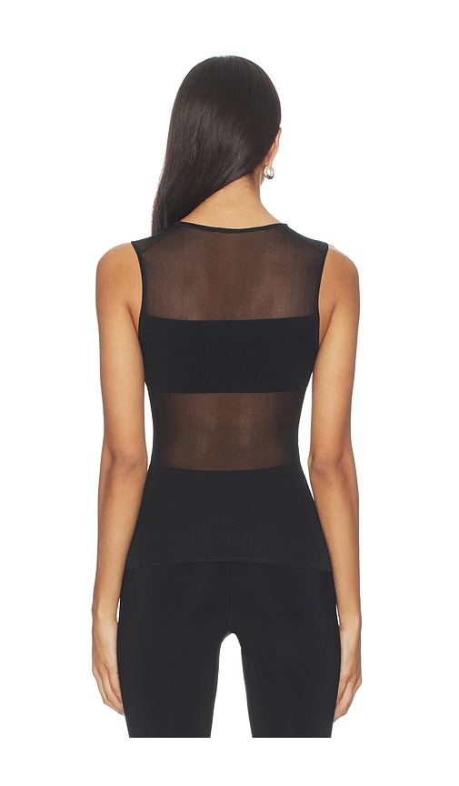  Ph5 Oberteil Oscar Sheer Tank In Black. Größe M. Also In L. 
