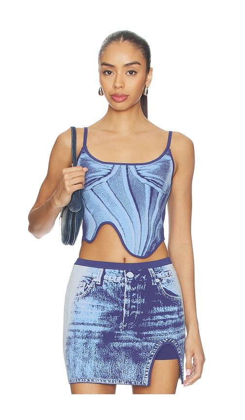 PH5 Mila Denim Print Tank Top