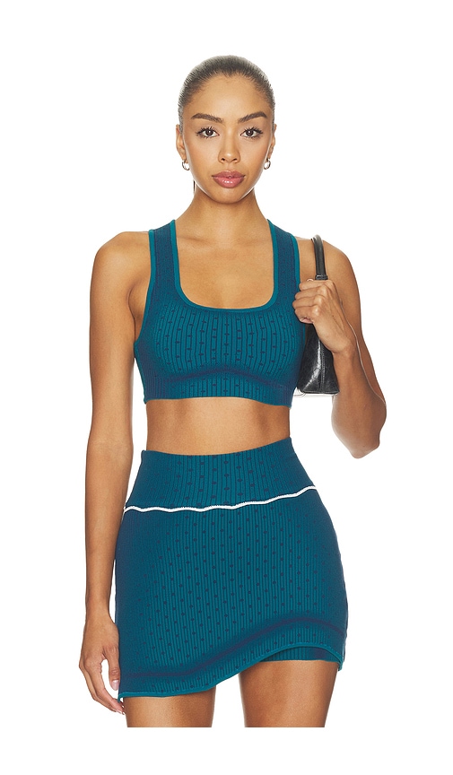 PH5 Gen 11 Compression Sports Bra in Teal. - size M (also in S, XL, XS)