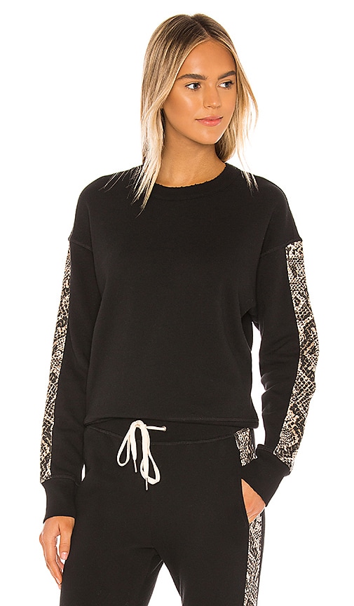 n:philanthropy Azure Sweatshirt in Sand Python | REVOLVE