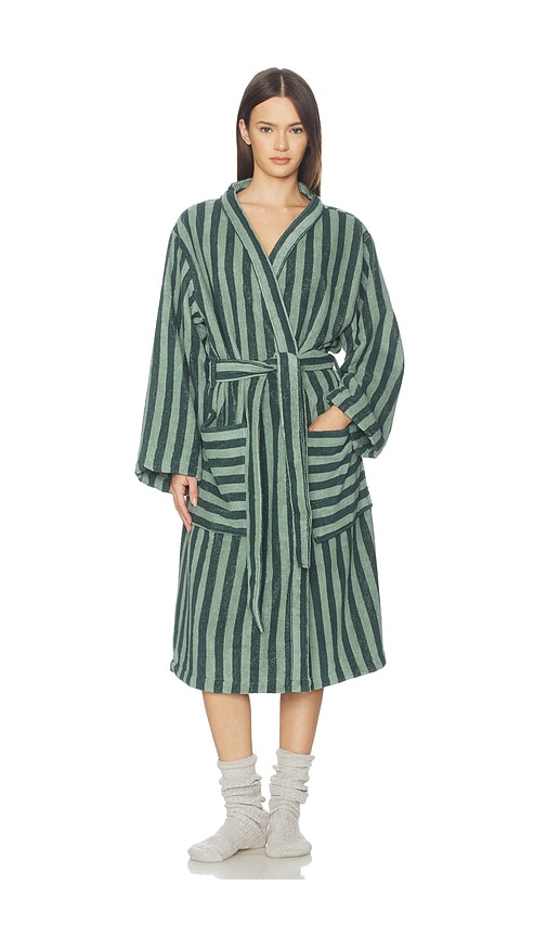 Pembroke Stripe Cotton Robe