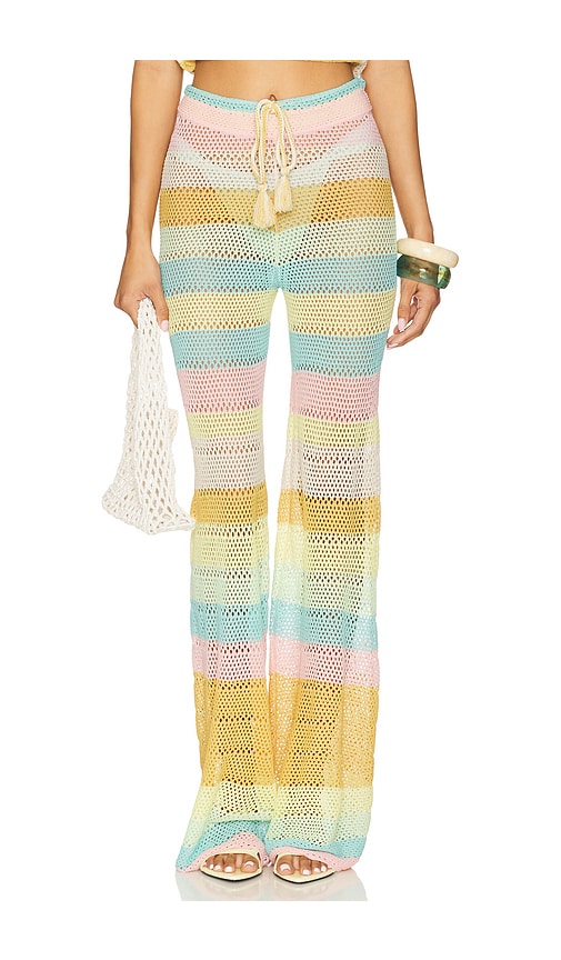 Bree Boho Pant in Blue,Yellow. - size M-L (also in XS-S) - PQ - Modalova