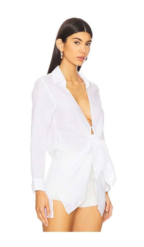 Pq Millie Tie Cover Up In White