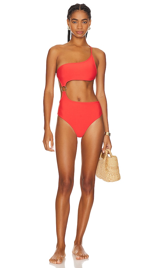 Pq Oliver One Piece Swimsuit In Passion