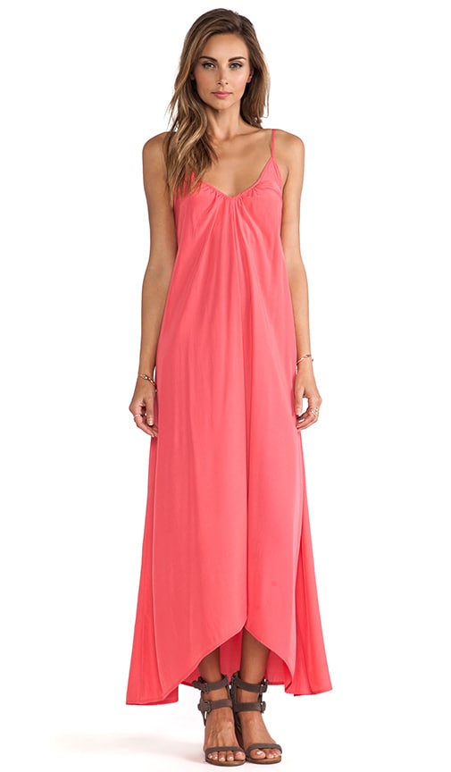 pink stitch resort maxi