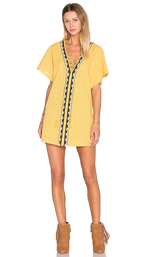 PIPER Devi Shift Dress in Saffron REVOLVE