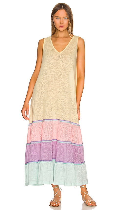 Pitusa Rainbow Tank Maxi Dress in Pastel | REVOLVE